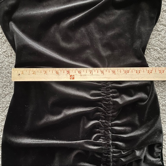 Saints Mini Open Back Black Dress Fitted Medium - Picture 9 of 10